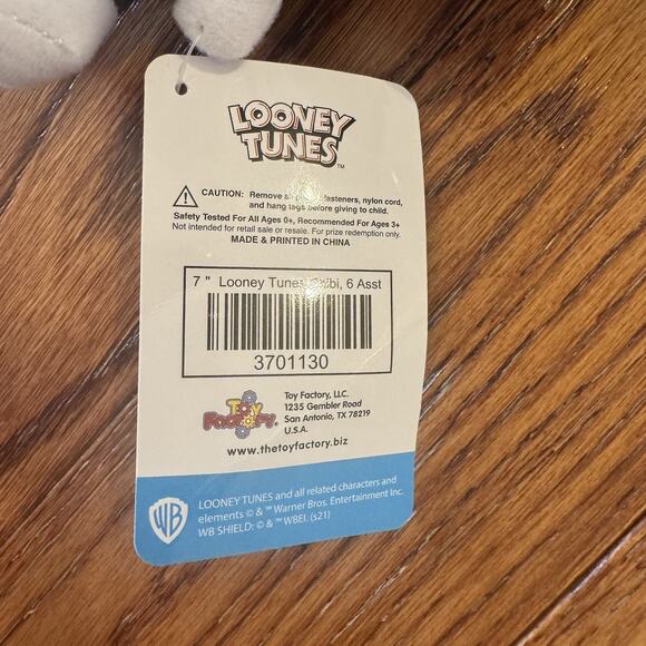 NWT Looney Tunes Chibi Sylvester 7" Toy Factory Baby Plush Stuffed Cartoon Cat - Picture 5 of 14